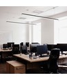 120cm 40W LED lysskinne - 6500K, sort