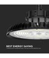 120W/150W/200W LED high bay, 160lm/W - IP65, 3-i-1 CCT, justerbar watt, Ø32cm