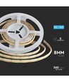 5m 18W/m CCT COB-LED strip, RA90 - 24V, IP20, 560 LED pr. meter, 8mm bred, dimbar