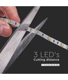 30 LED-stripelys 4.8W - 12V, 3000K, IP20