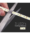 5m 20W/m LED strip, RA90 - 12V, 3000K, IP20, 120 LED pr. meter