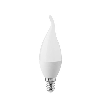 E14 3,7W LED kertepære - Flammeform, varm hvit, erstatter 30W
