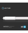 60cm / 8W T5 LED rør - G5, erstatter 14W, hvit, 220-240V