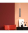 14W LED Hengelampe - Skinnespot, 4000K, Svart Hus