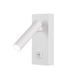 2W LED veggspot - 3000K, hvit