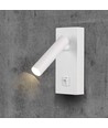 2W LED veggspot - 3000K, hvit