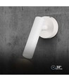 2W LED veggspot - 4000K, hvit, 38 grader, 140x60x60mm, IP20 innendørs