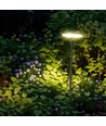 12W LED hagelampe med spyd, RA90 - Antrasitt, IP65, 4000K, 80cm høy, 2-i-1 montering