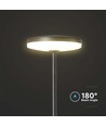 12W LED hagelampe med spyd, RA90 - Antrasitt, IP65, 4000K, 80cm høy, 2-i-1 montering