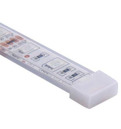 Silikon endestykke til LED-strip - 12mm, IP67 & IP68