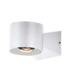 5W hvit rund vegglampe med opp/ned lys - IP65, 4000K, inkl. lyskilde