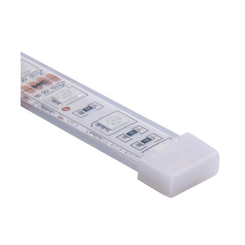 Silikon endestykke for LED-stripe - 10mm, IP67 & IP68