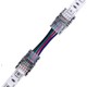 Samler med ledning til LED stripe - 10mm, RGB, IP20, 5V-24V