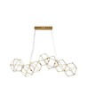 28W LED designer pendel - Gull, 3000K, L94,5 x W32,5 cm, dekorativ hengelampe