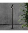 4W hagelampe bedlampe, 100cm - Sort, IP44, 390lm, aluminium, inkl. lyskilde