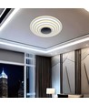 125W Designer LED taklampe, 13100lm - Ø50cm, dimbar, 3-i-1 CCT, inkl. fjernkontroll