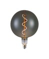 E27 4W dimbar G200S Spiral Filament LED pære - Smoky glass, 2700K, 120lm, 300° lysspredning