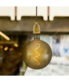 E27 4W dimbar G200S Spiral Filament LED pære - Smoky glass, 2700K, 120lm, 300° lysspredning