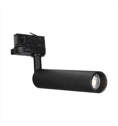 7W Samsung LED skinnespot, RA90 - Sort, 700lm, 5 års garanti