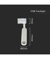 15W Samsung LED skinnespot, RA90 - 100lm/W, hvit, 3000K, 5 års garanti