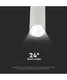 15W Samsung LED skinnespot, RA90 - 100lm/W, hvit, 4000K, 5 års garanti