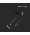 15W Samsung LED skinnespot, RA90 - 24 grader, sort kropp, 5 års garanti