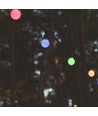 7m LED lyskjede med 15 RGB pærer - 0.5W/pære, styres via medfølgende fjernkontroll