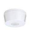 Bevegelsessensor 360° PIR, 1000W - Utenpåliggende, rekkevidde opptil 30m, IP20 innendørs, hvit
