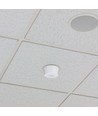 Bevegelsessensor 360° PIR, 1000W - Utenpåliggende, rekkevidde opptil 30m, IP20 innendørs, hvit
