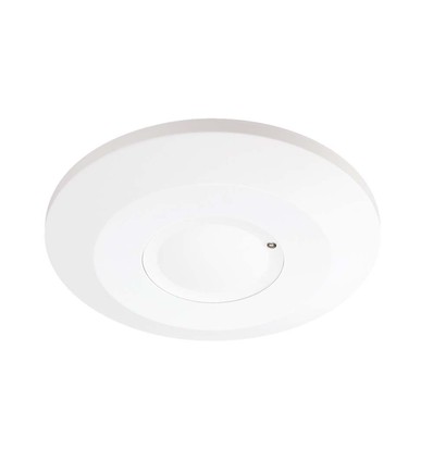 V-Tac Overflatemontert 360° mikrobølgesensor - Bevegelsessensor, maks 1000W, hvitt hus