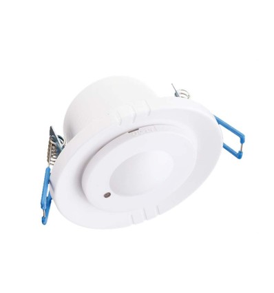300W Mikrobølge bevegelsessensor - 360°, hvit, IP20, rekkevidde 1-8m, justerbar lux og tid