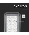 V-Tac 50W LED gatelykt - Ø60mm, IP65