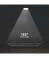 V-Tac 100W LED gatelys - Ø60mm, IP65
