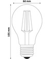 E27 7,5W LED-pære - Toppforspeilet, A60
