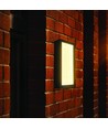 20W LED utendørs vegglampe - IP65, 2300lm, sort, varm hvit, 40cm høy