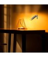 Oppladbar 3-i-1 LED-lampe - Magnetisk, hvit, dimbar, inkl. fot og 2 stk. monteringsbraketter