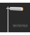 Oppladbar 3-i-1 LED-lampe - Magnetisk, hvit, dimbar, inkl. fot og 2 stk. monteringsbraketter