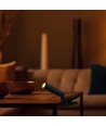 Oppladbar 3-i-1 LED-lampe - Magnetisk, sort, dimbar, inkl. fot og 2 stk. monteringsbraketter