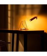 Oppladbar 3-i-1 LED-lampe - Magnetisk, rød, dimbar, inkl. fot og 2 stk. monteringsbraketter