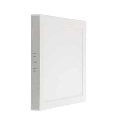 V-Tac 24W LED taklampe - 28,7 x 28,7cm, Høyde: 3,1cm, hvit kant, inkl. lyskilde