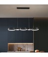 38W LED pendellampe, 100cm - Sort, 4560lm, 3000K, inkl. lyskilde