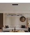 38W LED pendellampe, 100cm - Sort, 4560lm, 4000K, inkl. lyskilde