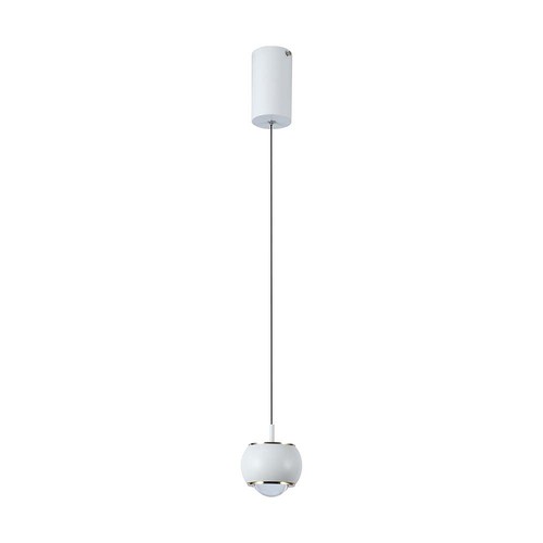 9W LED pendel - 10x10x100cm, 111lm/W, hvit, 120 grader, inkl. lyskilde