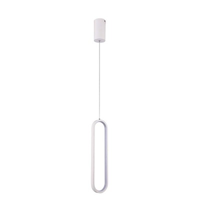 13W LED pendel, 40cm - Hvit, 4000K, 1500lm, IP20 innendørs