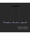 97cm 38W LED pendel - 120lm/W, 4560lm, sort hus, 3000K, inkl. lyskilde