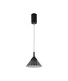 9W LED pendel - 19,5x17,5cm, 1000lm, sort, 3000K, inkl. lyskilde