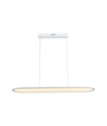 24W LED pendel / hengelampe - 80x104cm, 3000lm, hvit, 4000K, inkl. lyskilde