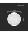 2W LED up/down vegglampe - IP54, hvit, 4000K, aluminium, 4,2 x 4 cm, inkl. lyskilde