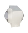 2W LED vegglampe opp/ned - IP54, 3000K, hvit, inkl. lyskilde