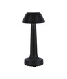 1W oppladbar LED bordlampe, 3-i-1 CCT - 5V, 1800mAh, sort, Ø9,5 x 22,5 cm